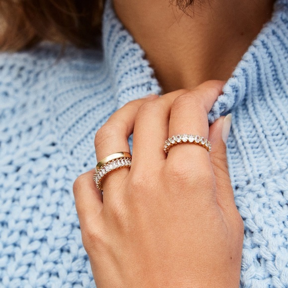 Baublebar Mini Alidia Cubic Zirconia Ring - Picture 2 of 8